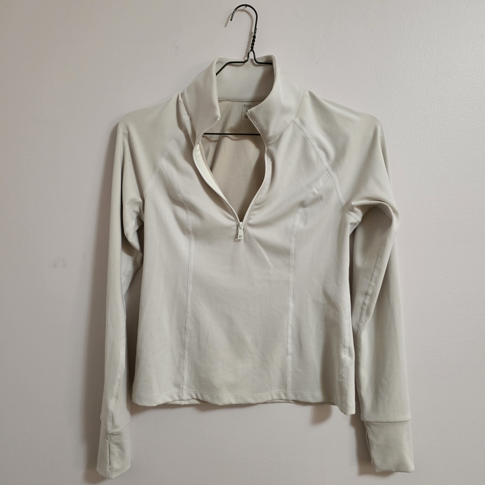 Beyond Yoga Cream Take A Hike Long Sleeve Top